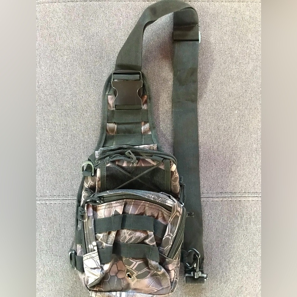 Camouflage Crossbody Sling Bag - Men/womens. Concealed carry sling